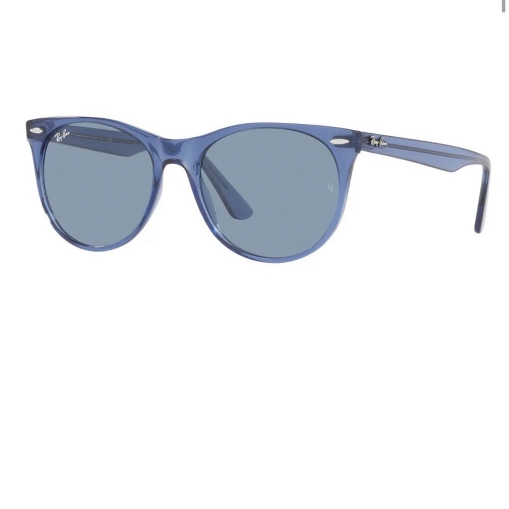 Ray-Ban Transparent Wayfarer II Blue RB2185 Unisex Sunglasses